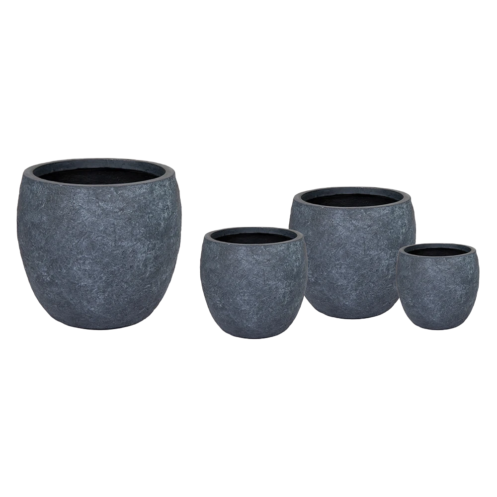 Bloempot Arizona Bullet - D23 X H20.5cm - Donkergrijs 4 Bloempot Arizona Bullet - D23 X H20.5cm - Donkergrijs - Afbeelding 2