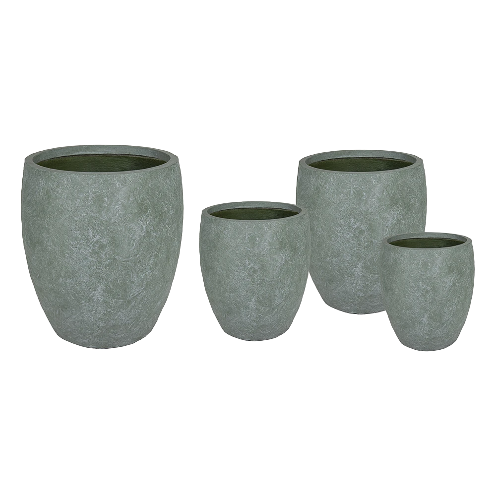 Bloempot Arizona BulletHigh Cypress Wash - D25 X H28.5cm - Groen 4 Bloempot Arizona BulletHigh Cypress Wash - D25 X H28.5cm - Groen - Afbeelding 2