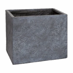 Plantenbak Arizona Cubi - L23 X B23 X H23cm - Donkergrijs