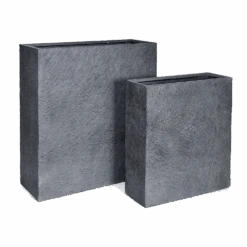 Plantenbak Arizone Terras - L60 X B22 X H72cm - Donkergrijs -Flamingo Verkoop arizona terrace partit graphite l60w22h72 plantenbak 6 7