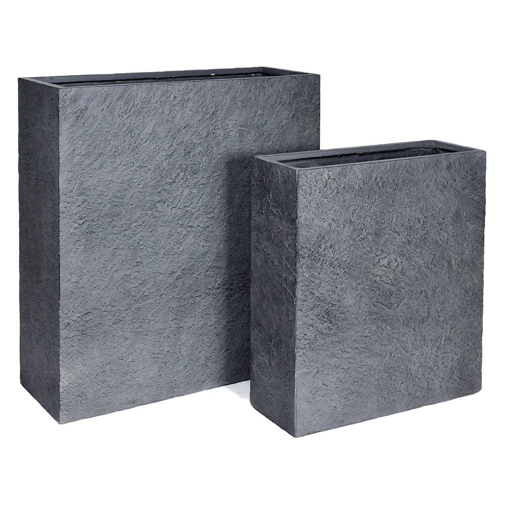 Plantenbak Arizone Terras - L80 X B30 X H92cm - Donkergrijs 3 Plantenbak Arizone Terras - L80 X B30 X H92cm - Donkergrijs