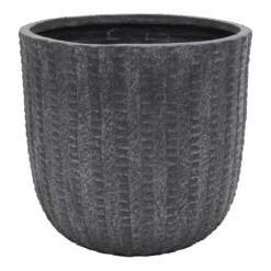 Bloempot Arkansas Egg - D39 X H38cm - Donkergrijs