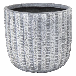 Bloempot Arkansas Egg Washed - D39 X H38cm - Lichtgrijs