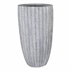Bloempot Arkansas High Vase Washed - D34 X H66cm - Lichtgrijs
