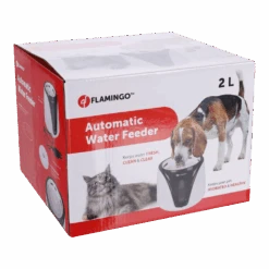 Flamingo Automatische Water Dispenser Adriana - Zwart/Wit - Plastic -Flamingo Verkoop automatische water dispenser adriana zwart wit plastic 5 1