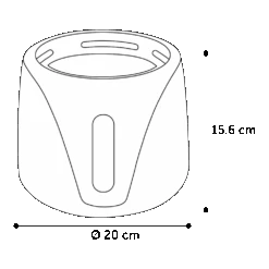 Flamingo Automatische Water Dispenser Adriana - Zwart/Wit - Plastic -Flamingo Verkoop automatische water dispenser adriana zwart wit plastic 6 1