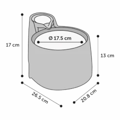 Flamingo Automatische Water Dispenser Bellagio - Wit/Groen - Plastic -Flamingo Verkoop automatische water dispenser bellagio wit groen plastic 3 1