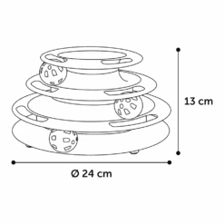 Flamingo Bagera Ballenbaan Toren Met Ballen - Div. Kleuren - Kattenspeelgoed 8 Flamingo Bagera Ballenbaan Toren Met Ballen - Div. Kleuren - Kattenspeelgoed -Flamingo Verkoop bagera ballenbaan toren met ballen div kleuren kattenspeelgoed 3