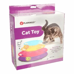 Flamingo Bagera Ballenbaan Toren Met Ballen - Div. Kleuren - Kattenspeelgoed 9 Flamingo Bagera Ballenbaan Toren Met Ballen - Div. Kleuren - Kattenspeelgoed -Flamingo Verkoop bagera kattentoren d24cm inclusief balletjes 3