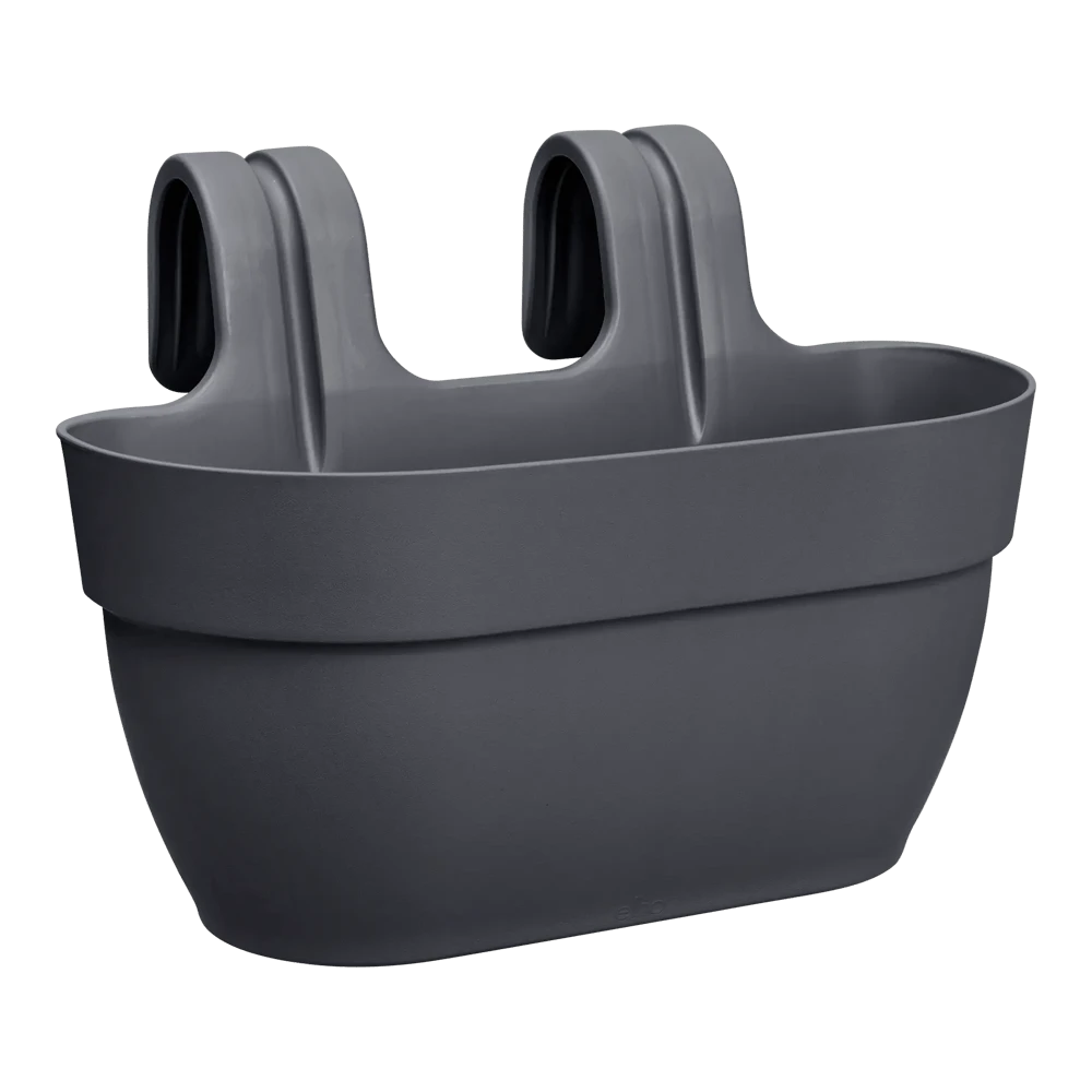 Elho Balkonbak Vibia Campana Easy Hanger Medium - Antraciet - Afbeelding 2