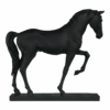 Beeld Paard - Zwart - 52x11,5x47,5cm - Happy House -Flamingo Verkoop beeld paard zwart 52x11 5x47 5cm happy house 1