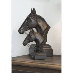 Beeld Paardenhoofd - L - Bruin - Happy House - Paardenbeeld -Flamingo Verkoop beeld paardenhoofd l bruin happy house paardenbeeld 2