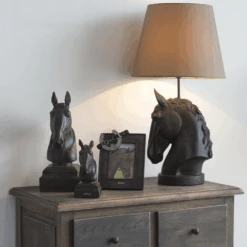 Beeld Paardenhoofd - S - Bruin - Happy House - Paardenbeeld -Flamingo Verkoop beeld paardenhoofd s bruin happy house paardenbeeld 2