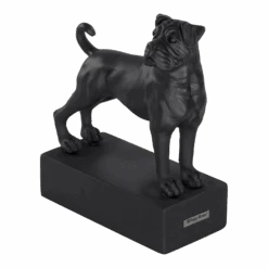 Beeldje Boxer - Hondenras Beeldje - Zwart - Happy House -Flamingo Verkoop beeldje boxer hondenras beeldje zwart happy house 1