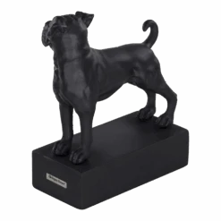Beeldje Boxer - Hondenras Beeldje - Zwart - Happy House -Flamingo Verkoop beeldje boxer hondenras beeldje zwart happy house 2