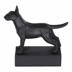 Beeldje Bull Terriu00ebr - Hondenras Beeldje - Zwart - Happy House -Flamingo Verkoop beeldje bull terrier hondenras beeldje zwart happy house 3