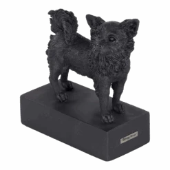 Beeldje Chihuahua Langhaar - Hondenras Beeldje - Zwart - Happy House -Flamingo Verkoop beeldje chihuahua langhaar hondenras beeldje zwart happy house 1