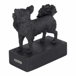 Beeldje Chihuahua Langhaar - Hondenras Beeldje - Zwart - Happy House -Flamingo Verkoop beeldje chihuahua langhaar hondenras beeldje zwart happy house 2