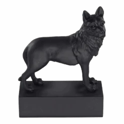 Beeldje Duitse Herder - Hondenras Beeldje - Zwart - Happy House -Flamingo Verkoop beeldje duitse herder hondenras beeldje zwart happy house 3