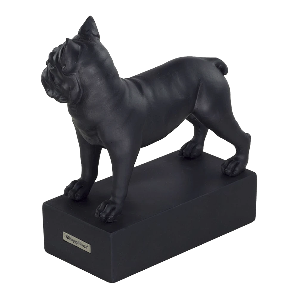 Beeldje Franse Bulldog - Hondenras Beeldje - Zwart - Happy House 5 Beeldje Franse Bulldog - Hondenras Beeldje - Zwart - Happy House - Afbeelding 3