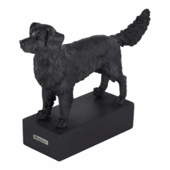 Beeldje Golden Retriever - Hondenras Beeldje - Zwart - Happy House -Flamingo Verkoop beeldje golden retriever hondenras beeldje zwart happy house 2