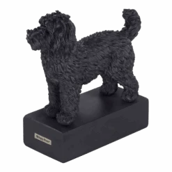 Beeldje Labradoodle - Hondenras Beeldje - Zwart - Happy House -Flamingo Verkoop beeldje labradoodle hondenras beeldje zwart happy house 2