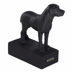 Beeldje Labrador - Hondenras Beeldje - Zwart - Happy House -Flamingo Verkoop beeldje labrador hondenras beeldje zwart happy house 2