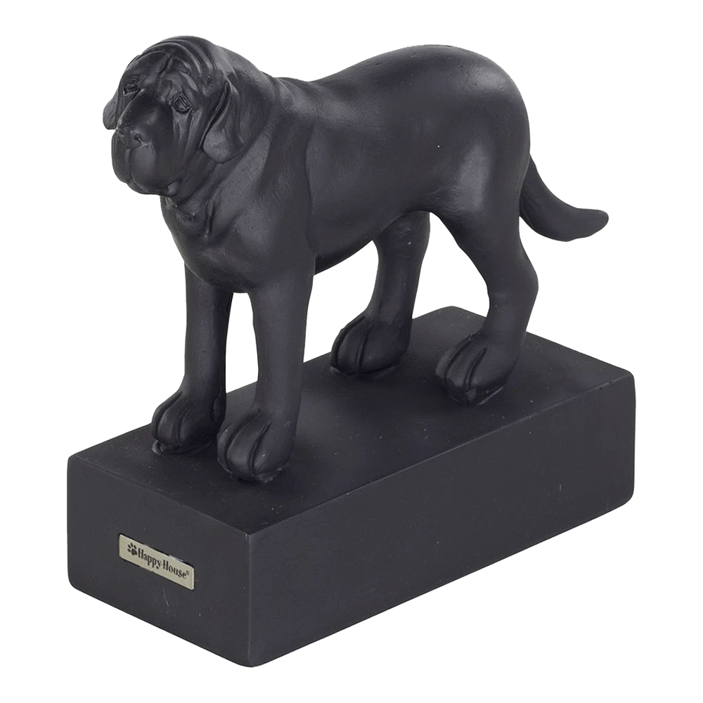 Beeldje Mastiff - Hondenras Beeldje - Zwart - Happy House 3 Beeldje Mastiff - Hondenras Beeldje - Zwart - Happy House