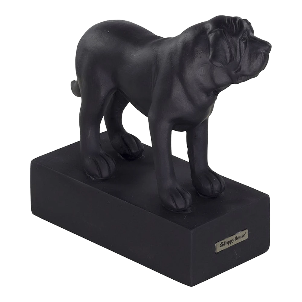 Beeldje Mastiff - Hondenras Beeldje - Zwart - Happy House 4 Beeldje Mastiff - Hondenras Beeldje - Zwart - Happy House - Afbeelding 2