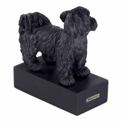 Beeldje Shih Tzu - Hondenras Beeldje - Zwart - Happy House -Flamingo Verkoop beeldje shih tzu hondenras beeldje zwart happy house 2