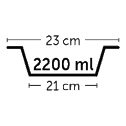 Flamingo Bella Kena Hondenvoerbak - Blauw - 23cm - 2200ml -Flamingo Verkoop bella kena hondenvoerbak blauw 23cm 2200ml 2