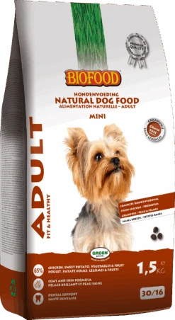 Biofood Adult Mini - Hondenvoer - 1,5kg