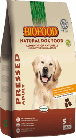 Biofood Geperst Adult - Hondenvoer - 5kg