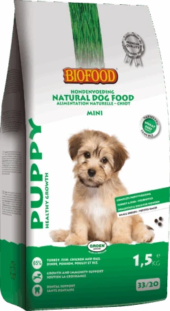 Biofood Puppy Mini - Hondenvoer - 1,5kg