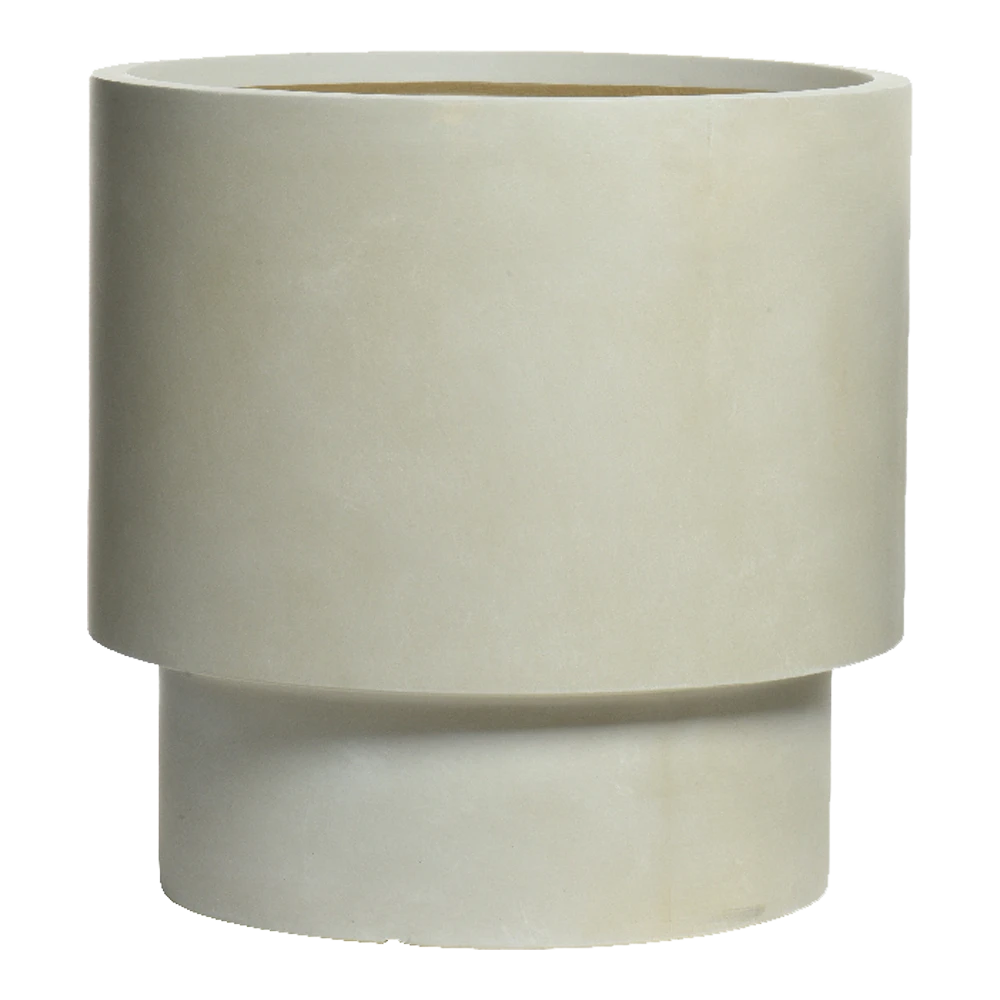 Bloempot Alexis - D44 X H44cm - Beige 3 Bloempot Alexis - D44 X H44cm - Beige