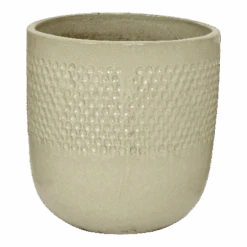 Bloempot Collin - D48 X H50cm - Creme