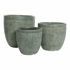 Bloempot Dean - D44 X H43cm - Groen -Flamingo Verkoop bloempot dean groen bloempot 2 1