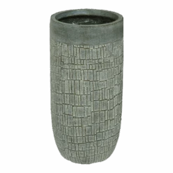 Bloempot Dean Hoog - D24 X H49cm - Groen