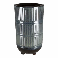 Bloempot Denise Hoog - D13 X H24cm - Sky Blue