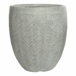 Bloempot Ella - D40 X H43cm - Lichtgrijs