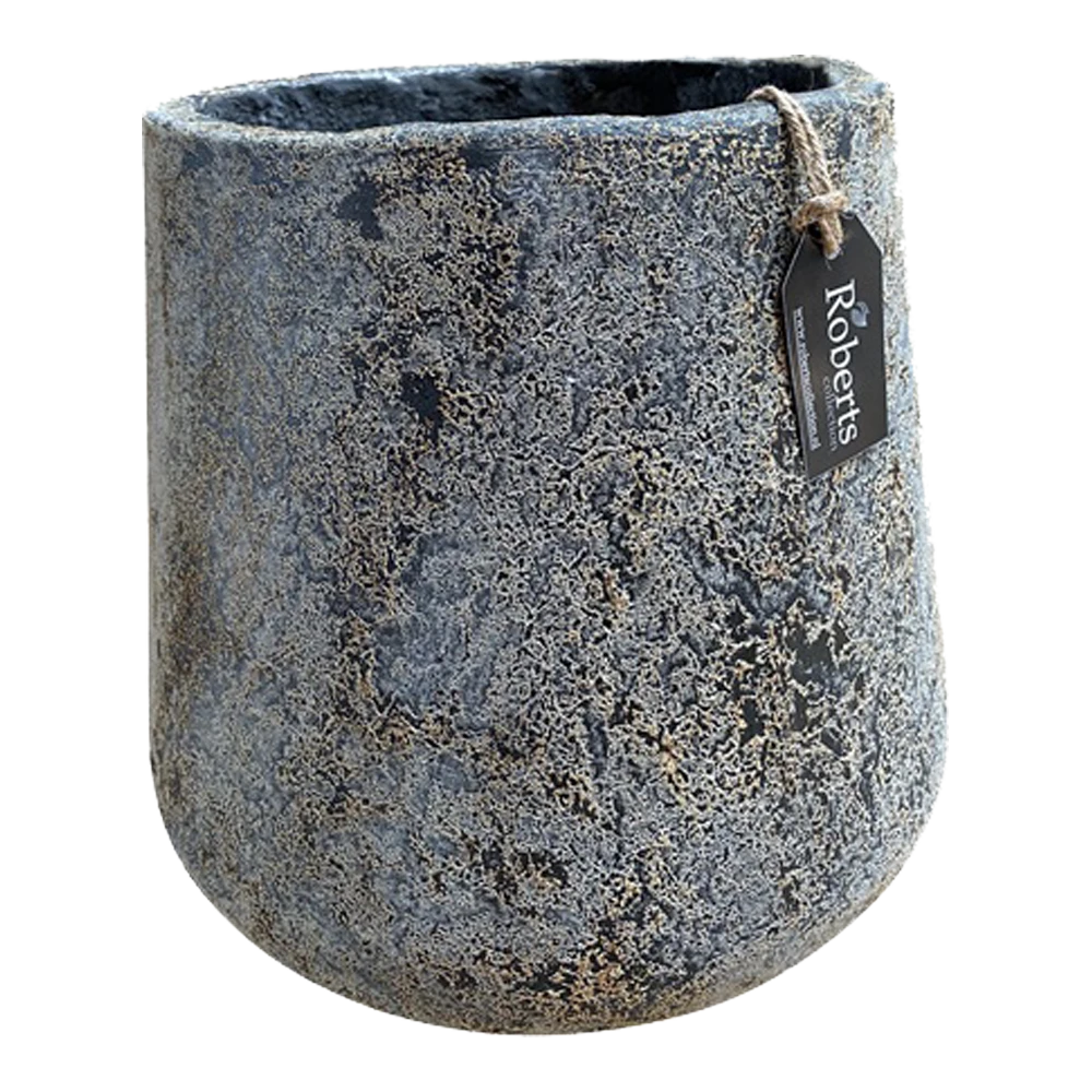 Bloempot Hamelton - D30 X H30cm - Earth Zwart 3 Bloempot Hamelton - D30 X H30cm - Earth Zwart