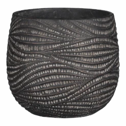 Bloempot Hendrick - D19 X H17cm - Bruin