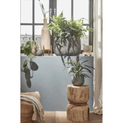 Bloempot Hendrick - D21,5 X H19cm - Creme -Flamingo Verkoop bloempot hendrick d21 5 x h19cm creme bloempot 2 1