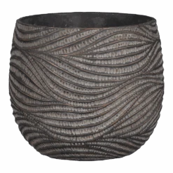 Bloempot Hendrick - D23,5 X H20cm - Bruin