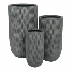 Bloempot James Hoog - D34 X H63,5cm - Grijs -Flamingo Verkoop bloempot james hoog grijs bloempot 2 2