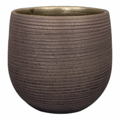 Bloempot Lydia - D22 X H20cm - Shiny Purple