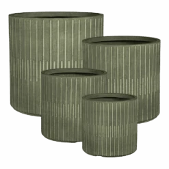 Bloempot Oslo - D26 X H26,5cm - Groen 5 Bloempot Oslo - D26 X H26,5cm - Groen -Flamingo Verkoop bloempot oslo groen bloempot 2