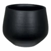 Bloempot Petra - D27 X H24cm - Mat Zwart -Flamingo Verkoop bloempot petra d27xh24cm mat zwart bloempot 1