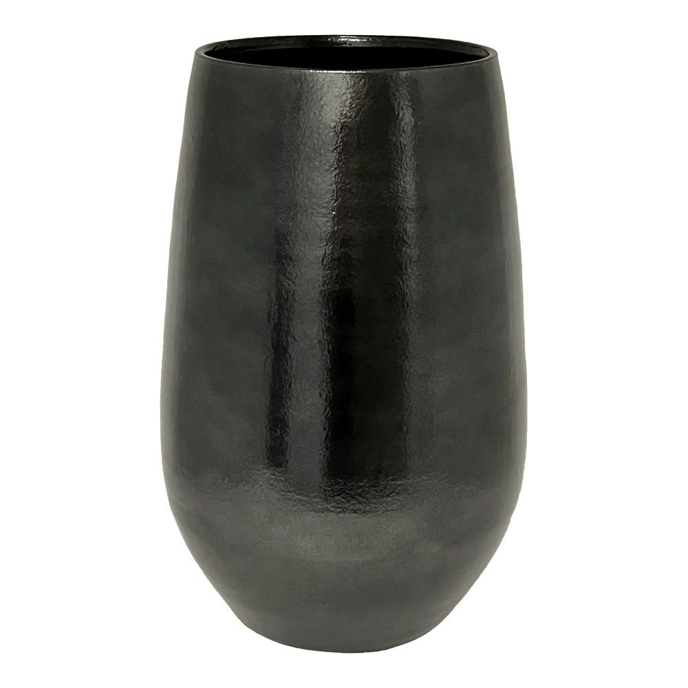 Bloempot Petra Hoog - D27 X H45cm - Platinum 3 Bloempot Petra Hoog - D27 X H45cm - Platinum