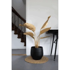 Bloempot Petra - D27 X H24cm - Mat Zwart 8 Bloempot Petra - D27 X H24cm - Mat Zwart -Flamingo Verkoop bloempot petra mat zwart 3 1